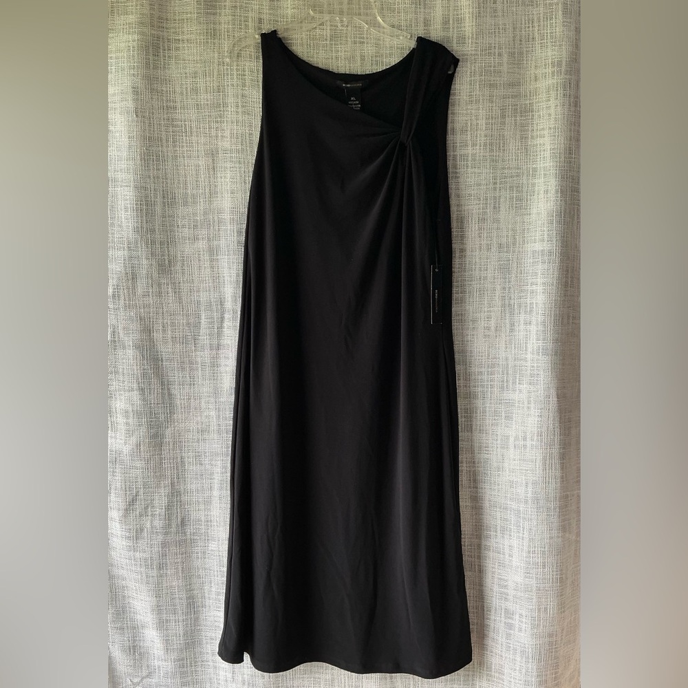 BCBGMaxAzria Black Twist Detail Dress